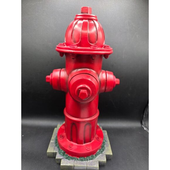 Dog Fire Hydrant Garden Statue 14" redfire hydrant for firefighter dogs open box - Picture 1 of 10
